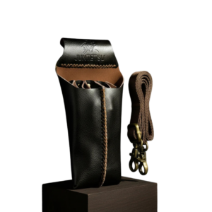 Juntetsu Dusk Brown Leather Holster - 4 Scissor Pocket